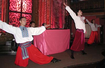 Dancers M.Nesterenko, I. Pankratov, V. Verterich