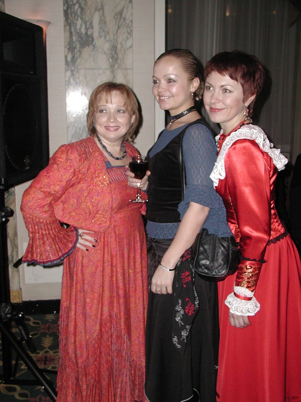 Irina Zagornova, Valentina Kvasova, Svetlana Mikhol, Petroushka Ball-2006, Waldorf Astoria Hotel, New York City