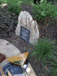 Steve Wolownik's memory Garden in Mount Laurel Library
