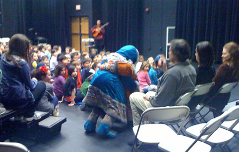 Nanai Wrestling Dance, Sligo Creek Elementary School, Silver Spring, MD, Maryland, 01-14-2011, Alexey Maltsev