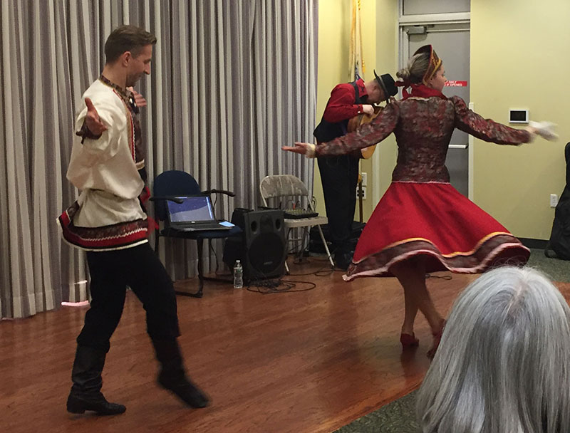 NJ Russian dancers, Mahwah Public Library, Mahwah, New Jersey