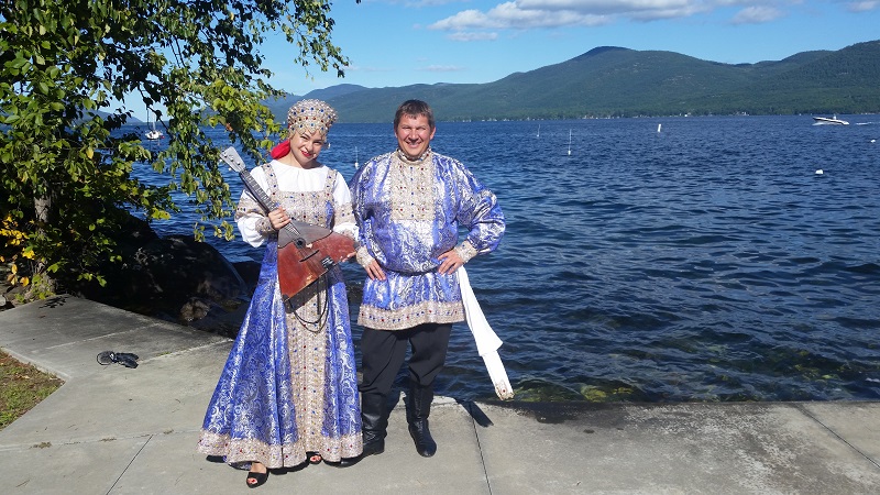 NY, Russian-American wedding, Master of Ceremony, MC, Tamada, Lake George Club, Diamond Point, New York