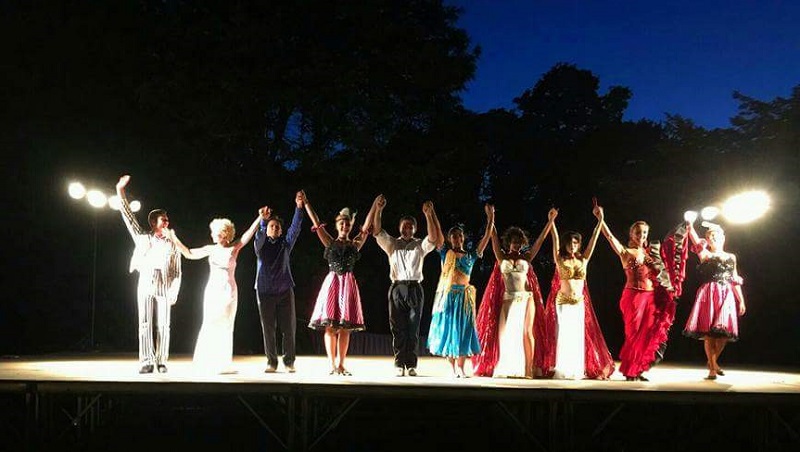 NY World Cabaret Show at the Untermyer Park, Yonkers, New York