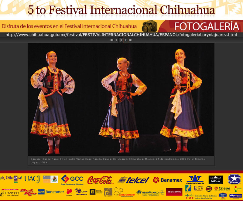 Barynya Mexican Tour 2009 5to Festival Internacional Chihuahua