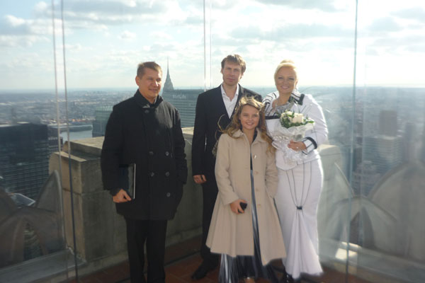 Russian wedding officiant