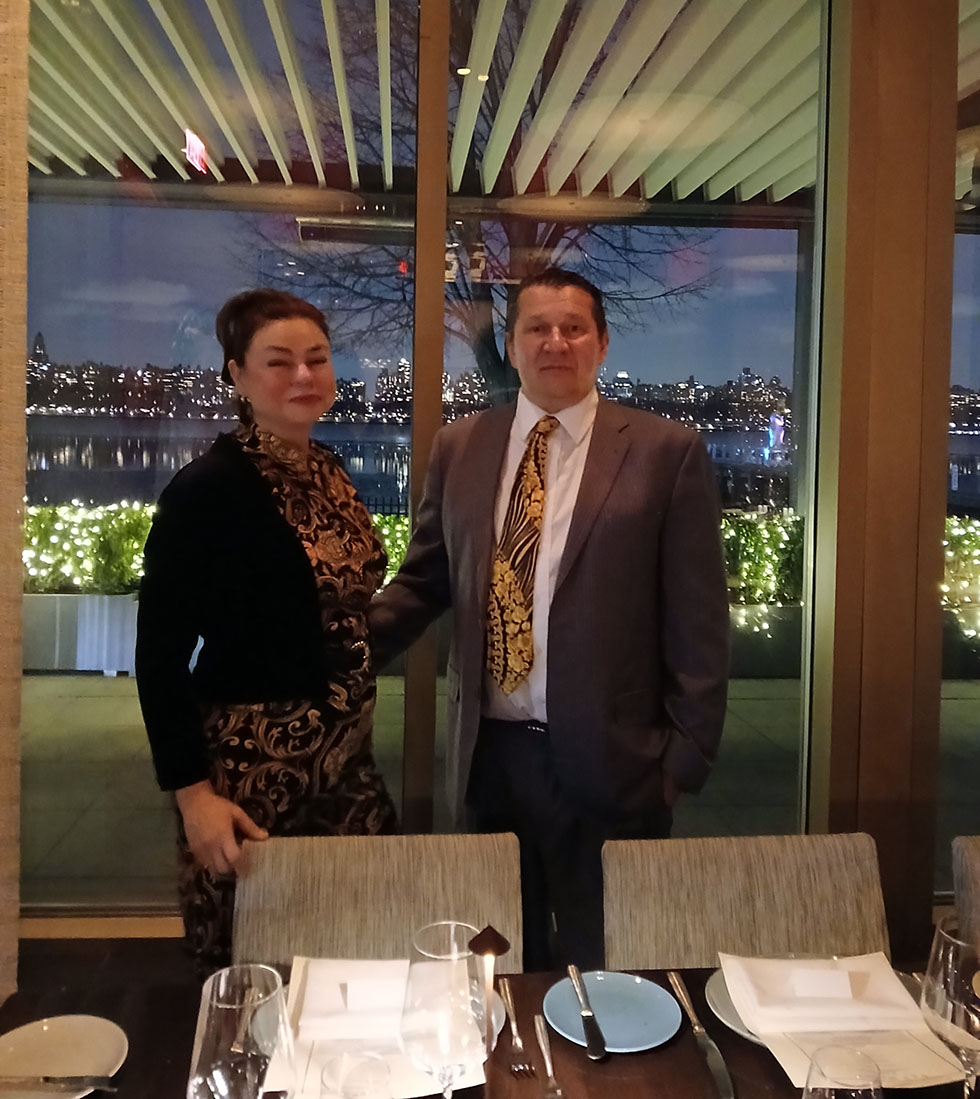 Bilingual Russian English speaking Master Of Ceremonies tamada Mikhail, 01-03-2025, Russian DJ Elina, Haven Riverfront Restaurant and Bar 2 Main St Edgewater NJ