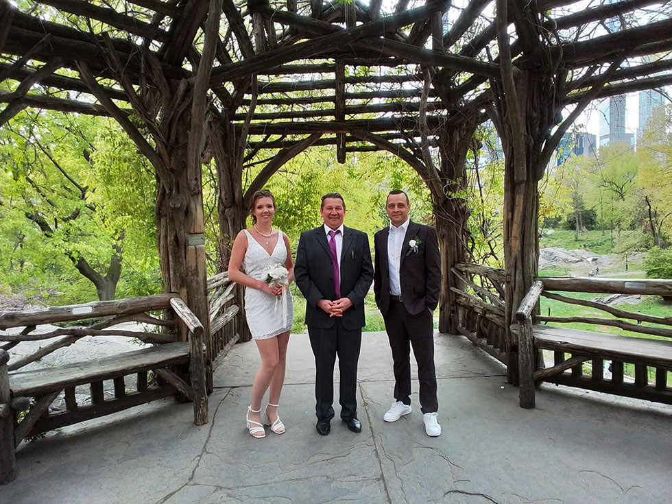 04-27-2025, Sunday April 27th 2025 1:30pm, Russian Wedding Ceremony, Russian Wedding Minister Mikhail, Russian speaking wedding officiant, Central Park New York City,  ,   e  -