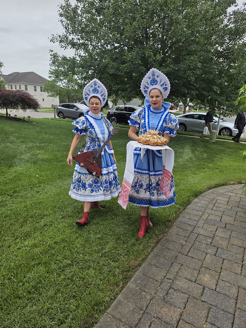 06-27-2025, Russian Wedding Ceremony, Russian Wedding Minister Mikhail, Russian speaking wedding officiant, Russian-American DJ,  ,   e  -,  ,  -, Friday June 27th 2025, MC, tamada, wedding minister Mikhail Smirnov, Elina Karokhina (balalaika), Russian DJ Alisa, American-Arabic-Russian wedding, Old Bridge, New Jersey