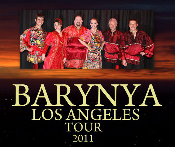Barynya Russian dance music and song ensemble in Los Angelos, California
