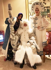 Baba Yaga, Ded Moroz, Snegurochka, New York City,  , , - ,  , Consulate General of Kazakhstan